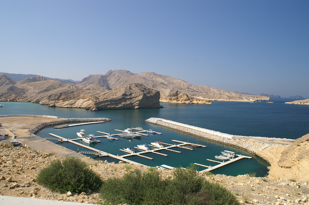 Omán - prístav